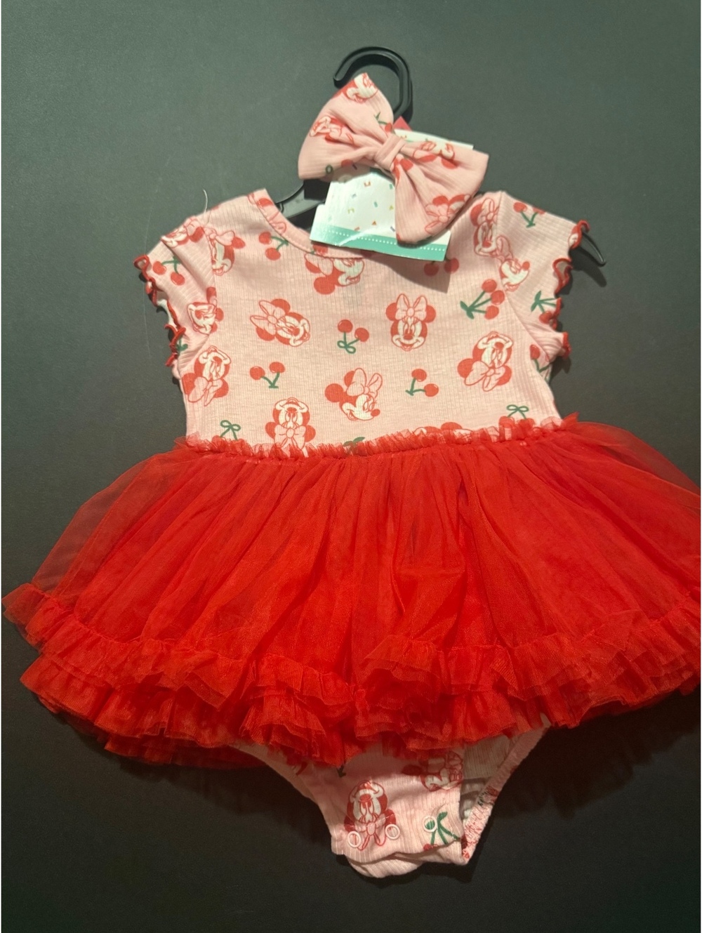 Baby girl tutu body suit and hair band